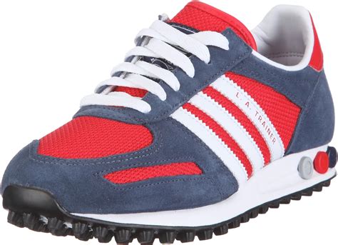 adidas schuhe herren rot blau|Adidas LA Trainer .